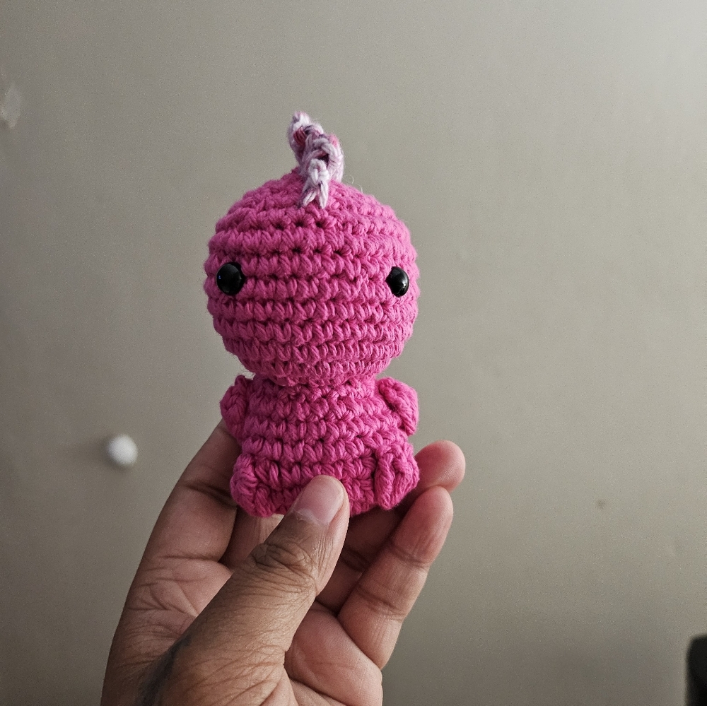 Hand-made crotchet Dino 🦖